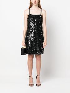 P.A.R.O.S.H. Mini-jurk met pailletten - Zwart