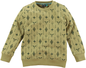B'Chill Jongens sweater - Hans - Khaki