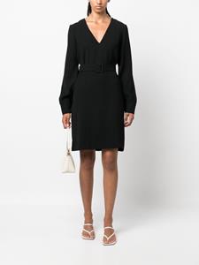 P.A.R.O.S.H. Mini-jurk met ceintuur - Zwart