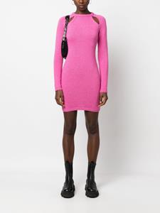 Chiara Ferragni cut-out knitted minidress - Roze