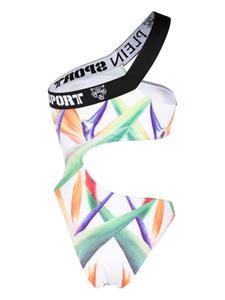 pleinsport Plein Sport Asymmetrisch badpak - Wit