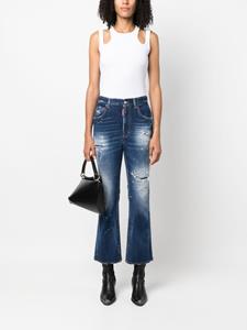Dsquared2 ripped-detail flared jeans - Blauw