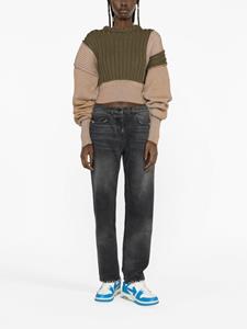 palmangels Palm Angels Gerafelde jeans - Grijs