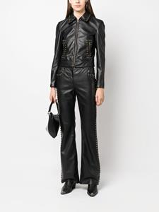moschinojeans MOSCHINO JEANS Broek met studs - Zwart