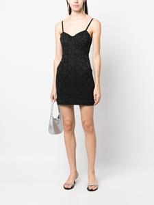 ROTATE lace mini dress - Zwart