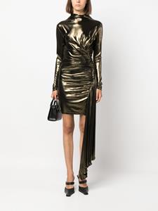 Blumarine Gedrapeerde jurk - Goud