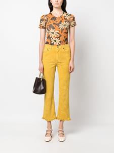 ladoublej La DoubleJ Fancy cropped jeans - Geel