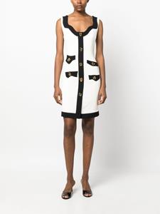 Moschino Mouwloze mini-jurk - Wit