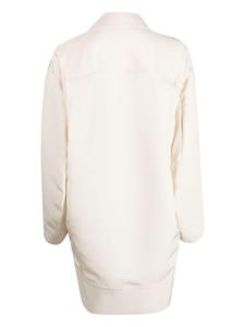 KHAITE Kal zijden blousejurk - Beige