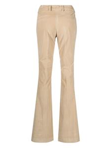 PT Torino corduroy flared trousers - Blauw