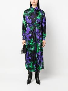 MSGM Blousejurk met abstracte print - Paars