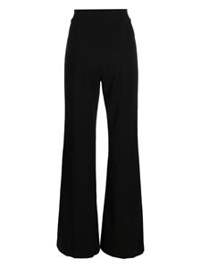 DKNY high-waist flared trousers - Zwart