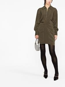 victoriabeckham Victoria Beckham Mini-jurk met klepzak - Groen