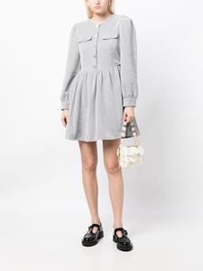 b+ab Metallic mini-jurk - Grijs