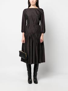 jilsander Jil Sander Midi-jurk met V-hals - Bruin
