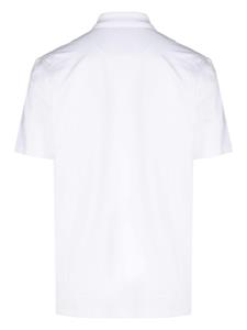 HUGO half-zip cotton-blend polo shirt - Wit