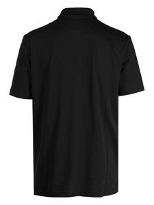 HUGO Poloshirt met halve rits - Zwart