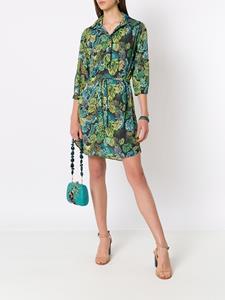 amirslama Amir Slama Blousejurk met tropische print - Groen