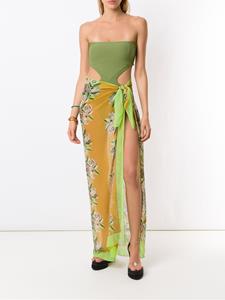 amirslama Amir Slama Strapless badpak - Groen