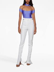 Mugler Flared broek - Wit
