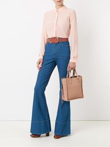 Amapô high waisted cropped jeans - Blauw