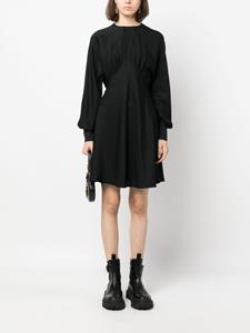 moschinojeans MOSCHINO JEANS Satijnen midi-jurk - Zwart