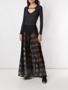 amirslama Amir Slama Bodysuit met lange mouwen - Zwart