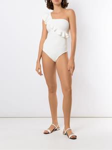 clubebossa Clube Bossa Siola badpak met ruches - Wit