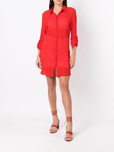 amirslama Amir Slama Blousejurk met gekreukte afwerking - Rood