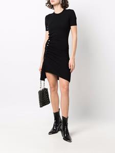 Rabanne Asymmetrische jurk - Zwart