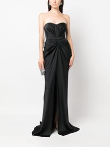 anaradu Ana Radu Strapless avondjurk - Zwart