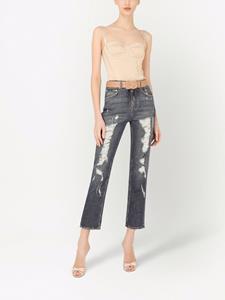 dolce&gabbana Dolce & Gabbana Gerafelde jeans - Blauw