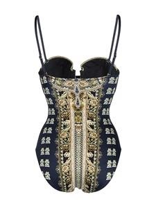 Camilla Badpak met print - Blauw