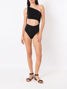 Brigitte Off-shoulder badpak - Zwart