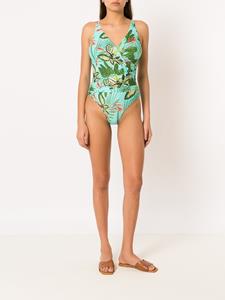 lygia&nanny Lygia & Nanny Badpak met tropische print - Groen