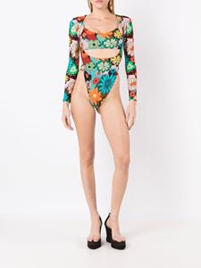 amirslama Amir Slama Badpak met bloemenprint - Veelkleurig