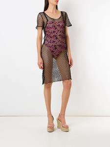 amirslama Amir Slama Mini-strandjurk - Zwart
