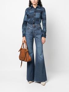 Chloé high-rise flared-leg jeans - Blauw