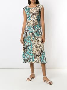lygia&nanny Lygia & Nanny Midi-jurk met print - Blauw