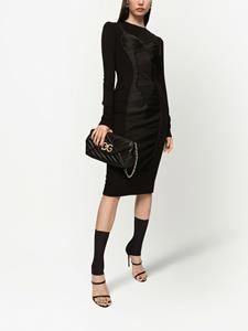 dolce&gabbana Dolce & Gabbana Midi-jurk met pailletten - Zwart