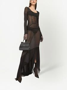Dolce & Gabbana KIM DOLCE&GABBANA maxi-jurk - Zwart