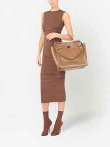 dolce&gabbana Dolce & Gabbana Mouwloze midi-jurk - Bruin