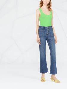 Maje High waist flared jeans - Blauw
