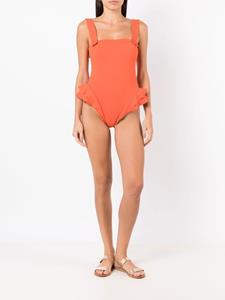 clubebossa Clube Bossa Badpak met print - Oranje