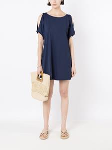 lygia&nanny Lygia & Nanny Mini-jurk met split - Blauw