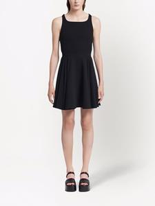 Prada Mini-jurk met open rug - Zwart