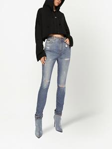 dolce&gabbana Dolce & Gabbana Grace gerafelde skinny jeans - Blauw