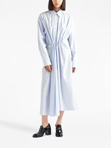 Prada Gestreepte blousejurk - Blauw