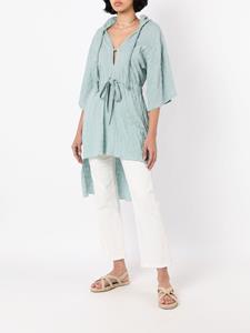 clubebossa Clube Bossa Midi-jurk met capuchon - Blauw