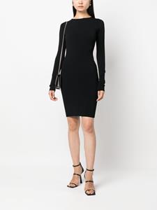 DSQUARED2 Mini-jurk met open rug - Zwart